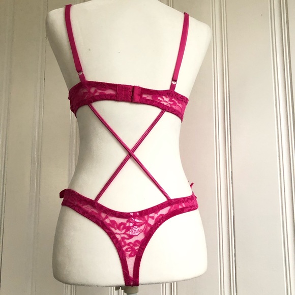 Jolie pink teddy - Picture 2 of 2